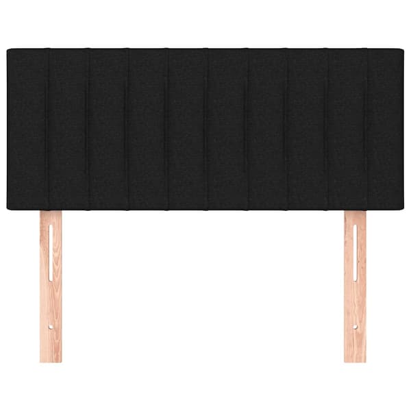 vidaXL sengegavl sort 90x5x78/88 cm stof