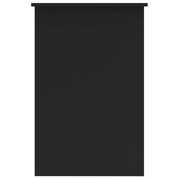 vidaXL skrivebord, sort, 100x50x76 cm, spånplade