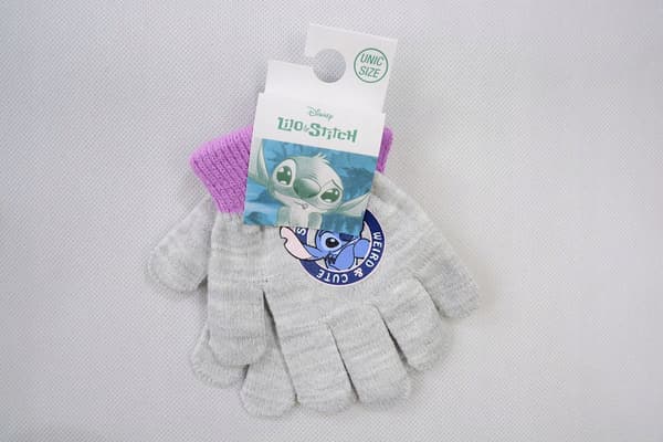 FEMFINGRADE BARNVANTAR STICKAD LILO AND STITCH D095ć