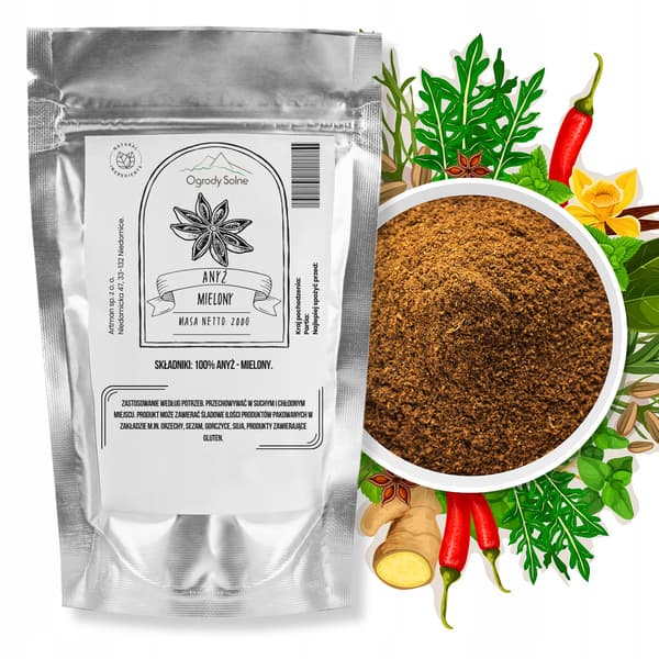 KRYDDA Malen anis - 200g