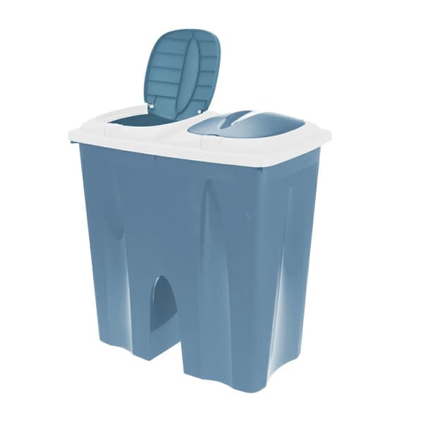 Affaldsspand 2x25L marineblå