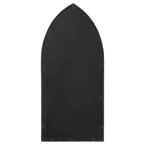 vidaXL havespejl, sort, 70x30 cm, jern