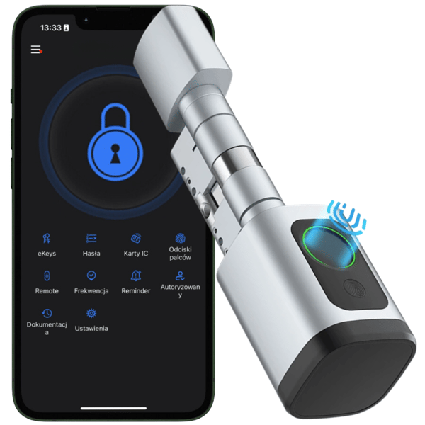 V1 TTLock elektronisk låscylinder silver