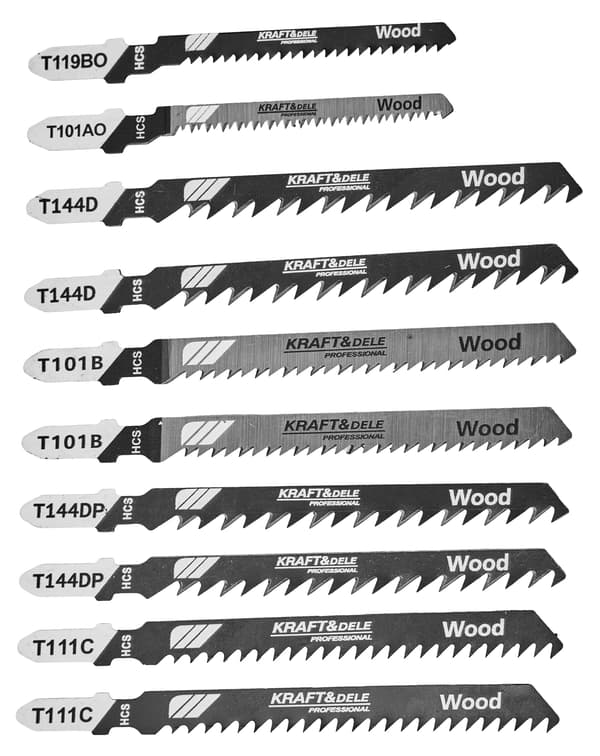 Sticksågbladssats 10 delar KD10336
