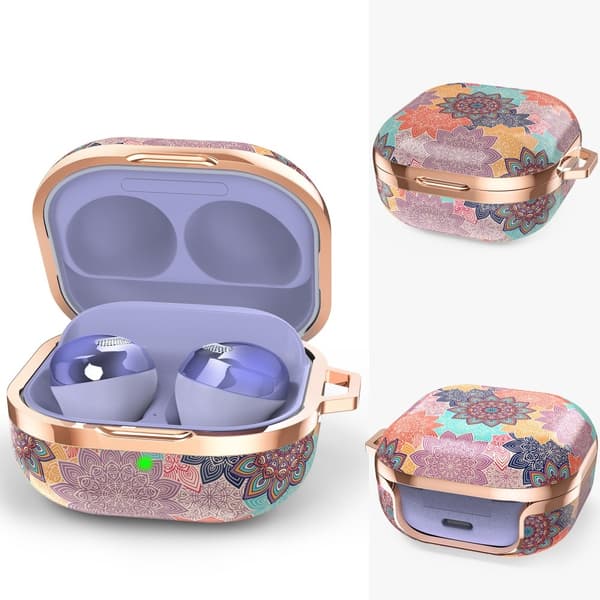 Etui til Samsung Galaxy Buds 2 / 2 Pro / Pro / Live, farverig mandala