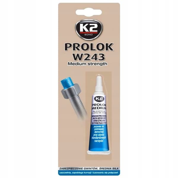 K2 PROLOK MELLEM GEVINDLIM MEDIUM STYRKE