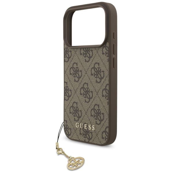 Guess 4G Charms Collection MagSafe-etui til iPhone 17 Pro brunt