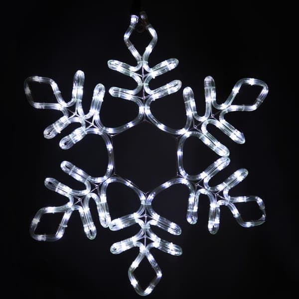 LED JULREPSDEKORATION - SNÖFLINGA 56 CM