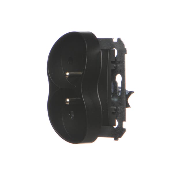 Kaksoispistorasia maadoituksella ja sulkimilla (moduuli) 16A, 250V~,