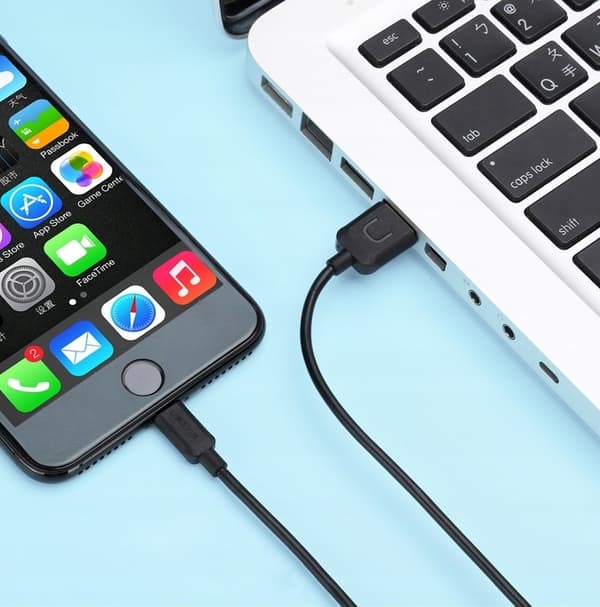 usams iPhone USB Lightning 1m Farvet Kabel