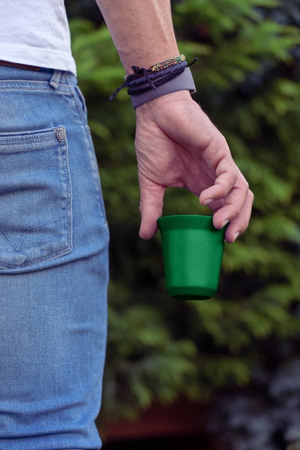 80 ml GRØNT METALLISK krus