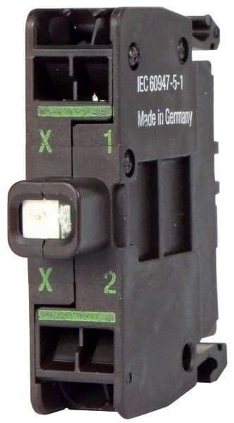 Hvid LED U=24V bagstrøm M22-cledc-W