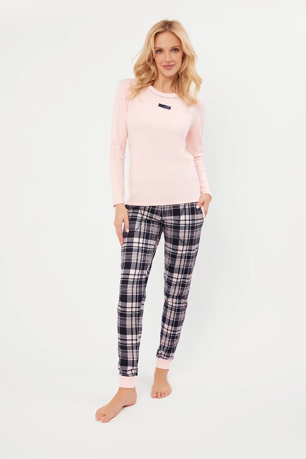 Dona dampyjamas långärmad, långbyxor XL