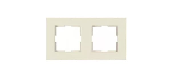VK-90-96-02-71: KARRE 2-foldet ramme, Farve Creme