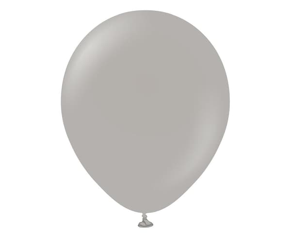 Standard grå balloner 25 stk.