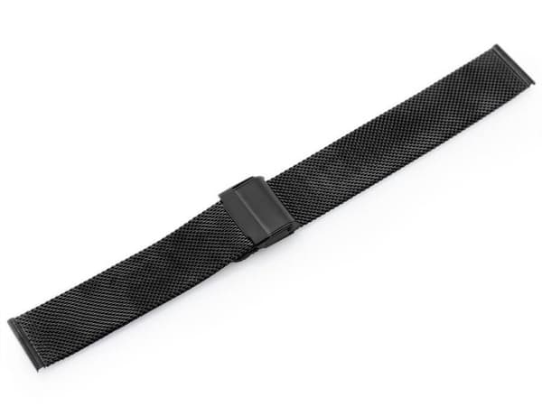 Armbånd Pacific M6 - mesh HQ - sort 18mm