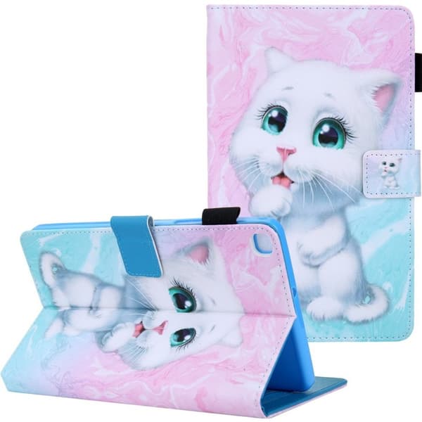 Etui til Samsung Galaxy Tab A7 Lite 8.7 T220 / T225, sød kat