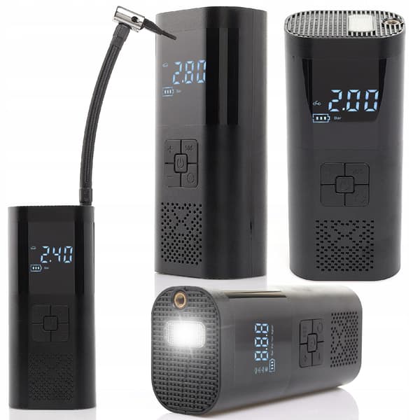 Elbilpumpekompressor 12V til cigarettænder