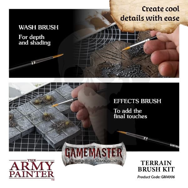 APGM4006 AP Set Gamemaster Terrain Brush Kit