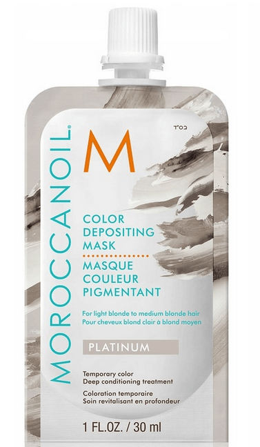 Moroccanoil farveaflejrende maske Platinum 30 ml