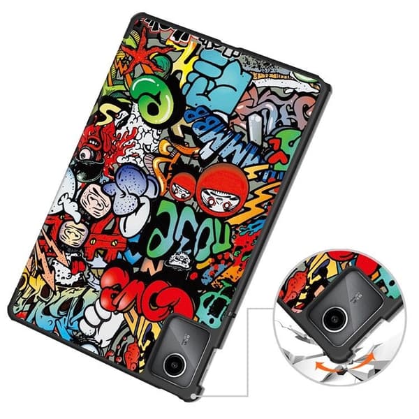 Etui til Lenovo Tab M11, Smartcase, graffiti