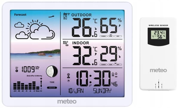 Meteo SP107 valkoinen sääasema (05SP107B)
