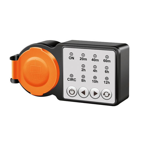 Timer Logilink IP44 CEE7/3 3600W 24t ekstern timer sort