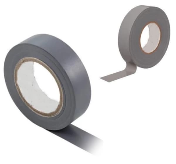 TRYTYT Elektrisk Isoleringstape, Stærk Isolering, Grå, 19 mm, 20 m