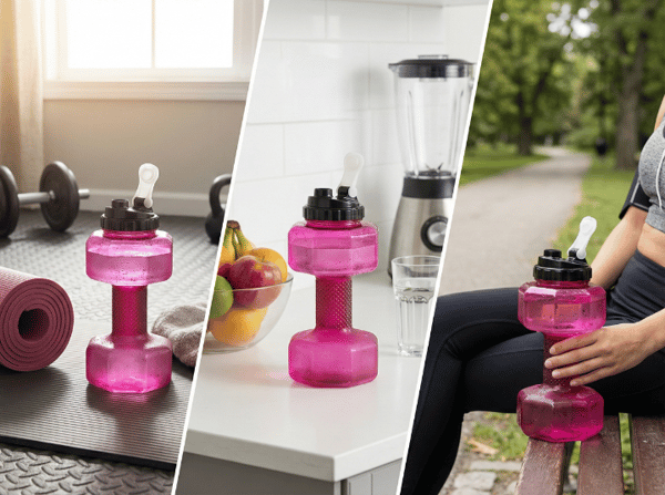 GYM PLASTIKFLASKE 2,2L