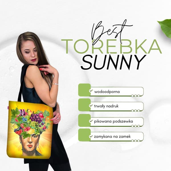 SUNNY lærredstaske - Fructa