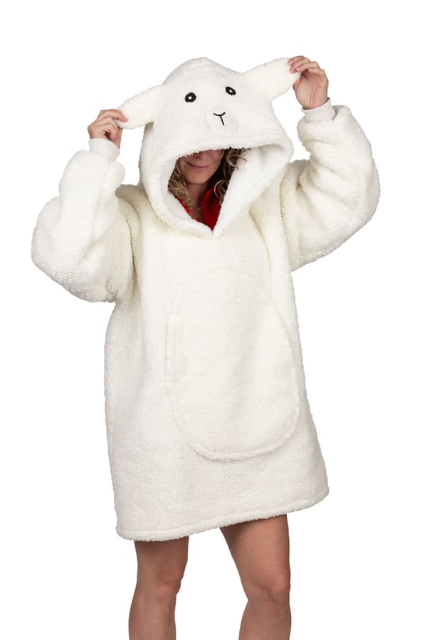 Oversized tæppe sweatshirt til børn Sheep Cozy Noxxiez CH330