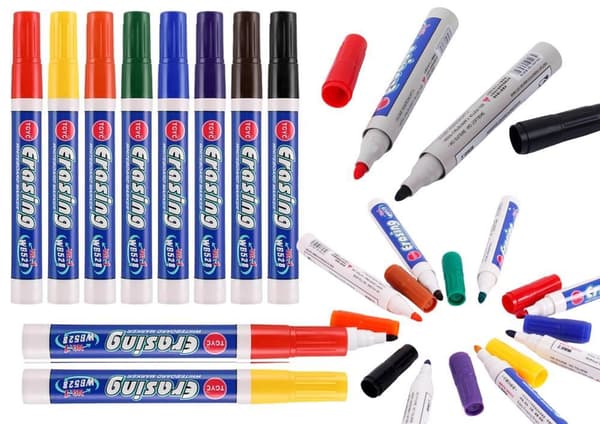 Farvede whiteboardmarkere 8 stk.
