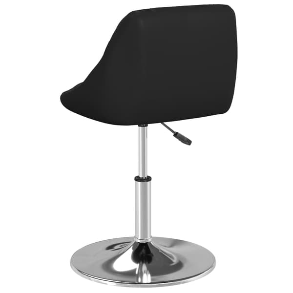 vidaXL Matstol, svart, konstläder