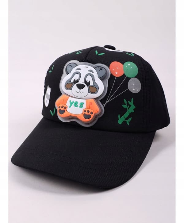 3D Panda Bear -lippis musta YO! 50/54 Ł031U