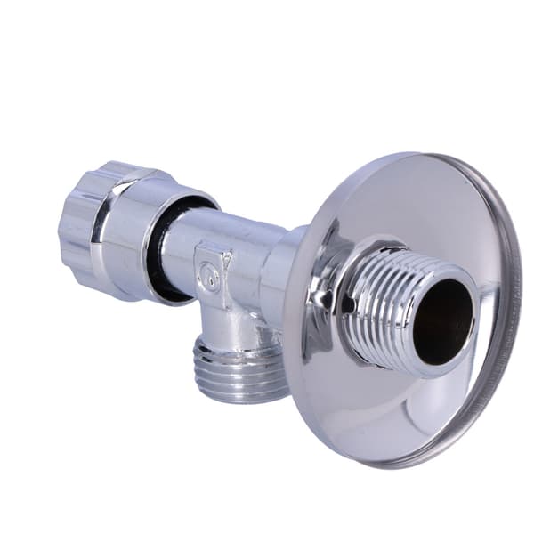 Opalvinkel sätesventil krom 1/2"-1/2"