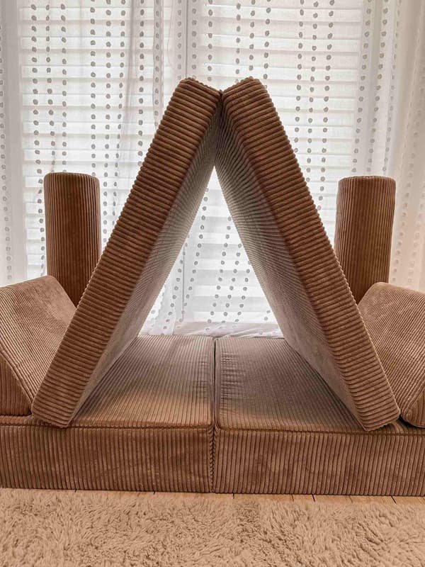 Mellem rulle til Toffee Corduroy Sofa