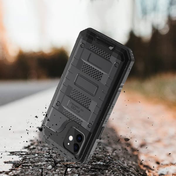 IP68 H20 nedsænkbart cover til iPhone 12, sort