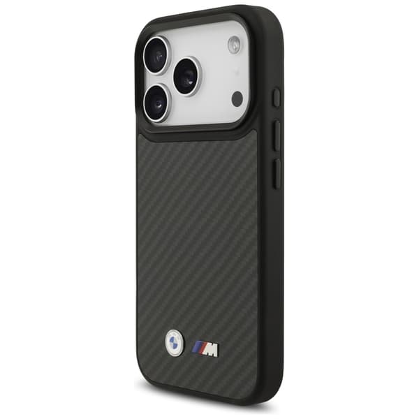 BMW M Kevlar Matt MagSafe-cover til iPhone 17 Pro, sort