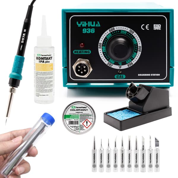 Yihua 936 loddestationssæt KIT 10 spidser