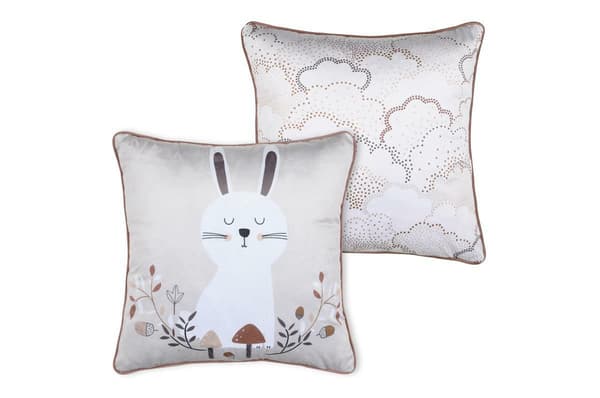 GABIN VIT kudde 40x40 cm hare
