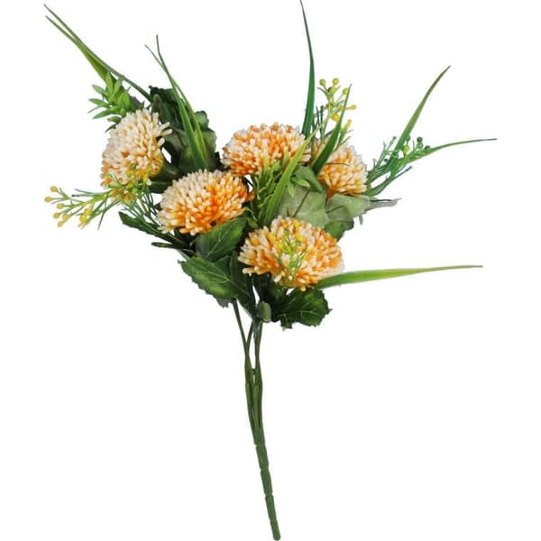 Kunstige blomster Spiræa i gul - Buket med 5 stk.