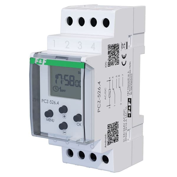 Programmerbar astronomisk timer PCZ-526 med programmerbar pause