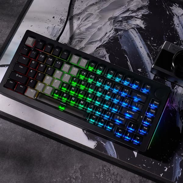 Akko Magnetic Keyboard 5075 V3 HE Ultra Fast AstroAim Switch TranspB -näppäimistö