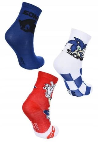 SONIC SOCKS pojksockor 3-pack 23/26 FN06R