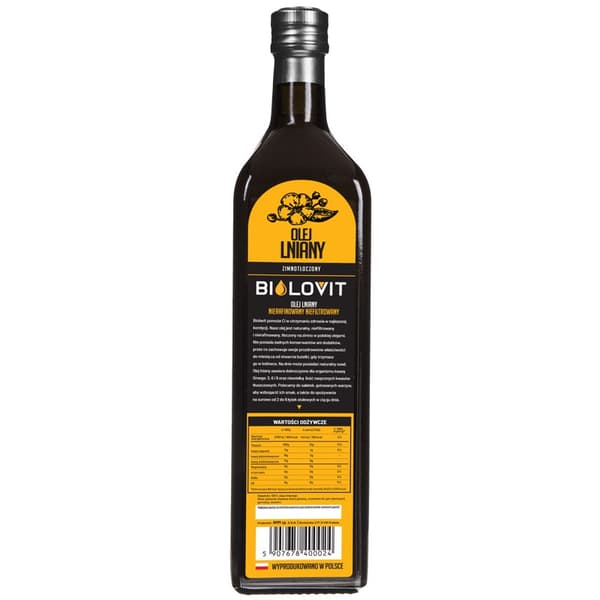 Bilovit - Kallpressad linfröolja - 1000 ml