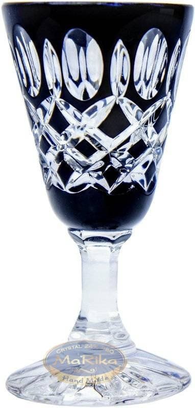 Sorte krystal vodka glas 25 ml Krata Oliwka