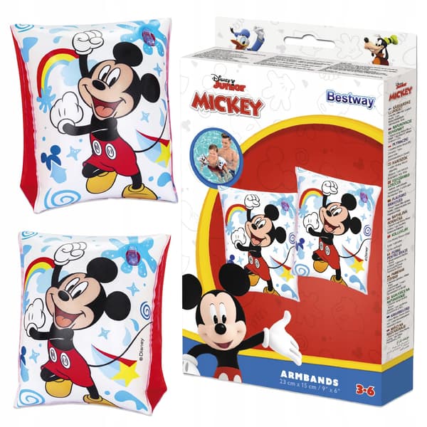Svømmearmbånd til børn 3-6 år Mickey Mouse Bestway 91002 K357
