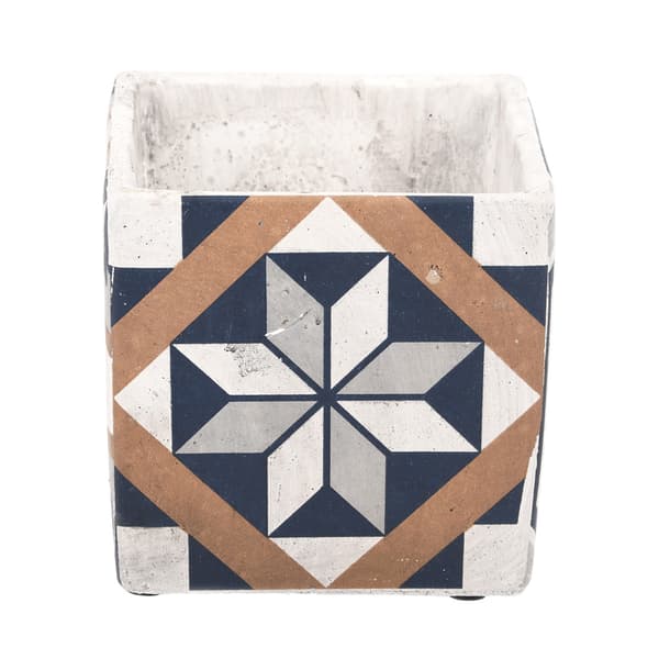 Beton urtepotte Azulejos 13cm