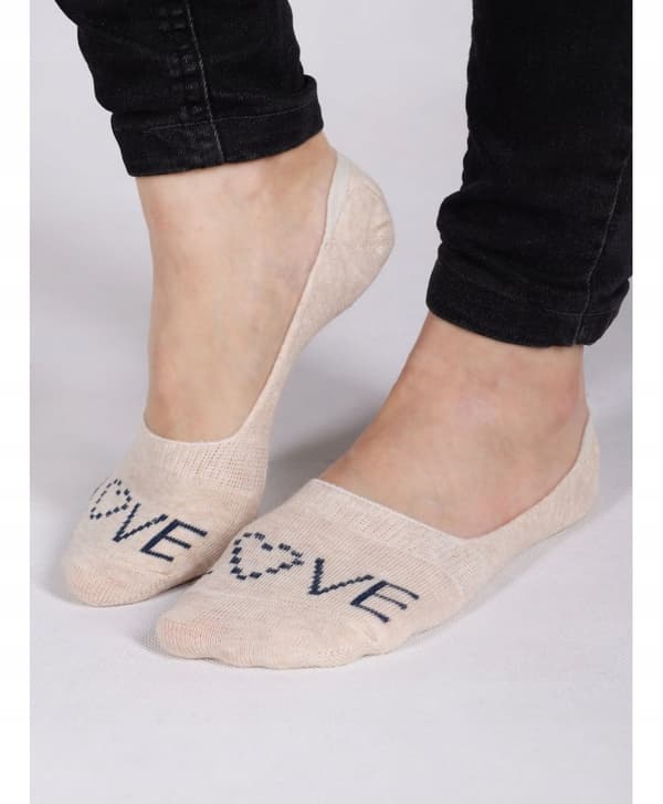 YO! bomuldsstrømper beige love 31/34