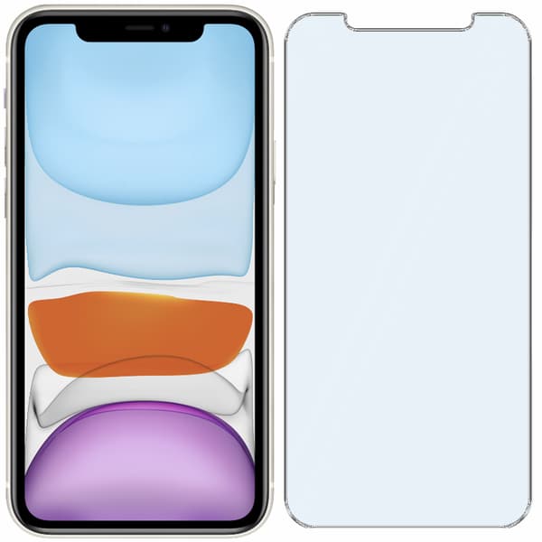 2x Härdat glas för Apple iPhone 11 / XR 9H-glas, 2-pack